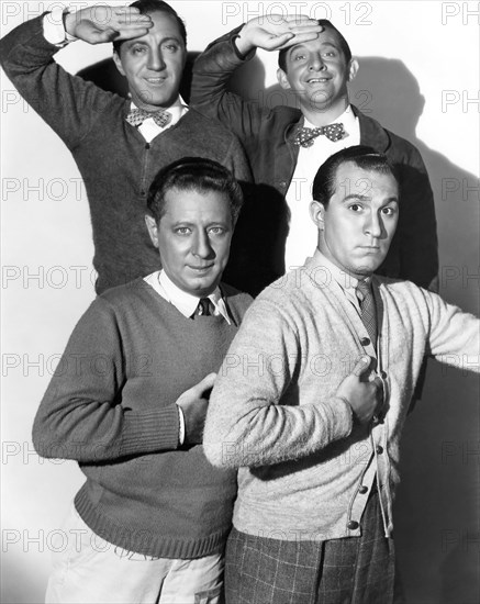 The Yacht Club Boys, Charles Adler, George Kelly, James Kern, Billy Mann, Publicity Portrait for the film "Pigskin Parade", 20th Century Fox, 1936