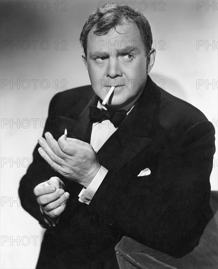 Thomas Mitchell, on-set of the Film "Tales of Manhattan", 1942