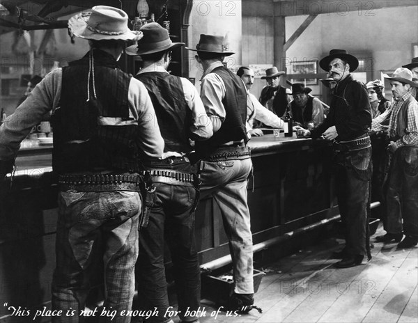 Walter Huston, on-set of the Film "The Virginian", 1929