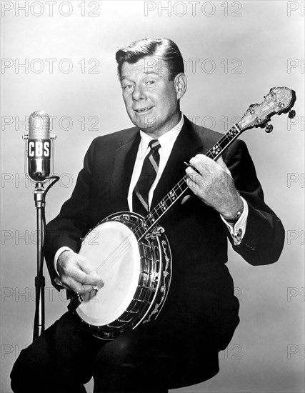 Arthur Godfrey, Portrait with Banjo, circa 1950's