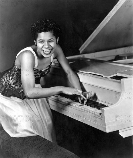 Dorothy Donegan, Smiling Portrait at Piano, circa 1940's