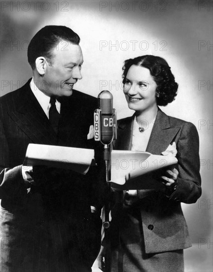 Fred Allen, Portland Hoffa, Publicity Portrait, circa mid-1930's