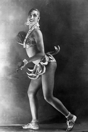 Josephine Baker, La Folie Du Jour revue at Folies-Bergere, Paris, 1926