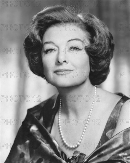 Myrna Loy, Portrait, circa 1960