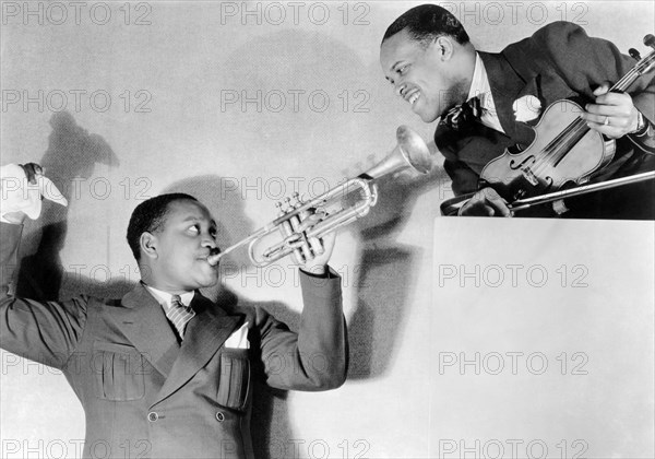 Leo 'Stuff' Smith, (right), Portrait circa 1930's