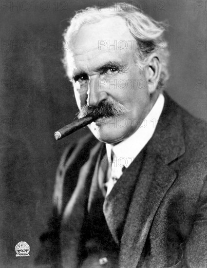 Theodore Roberts, Portrait with Cigar, circa 1920