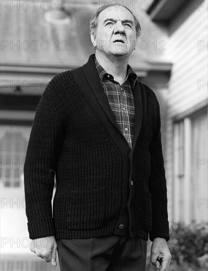 Karl Malden, on-set of TV Movie "With Intent to Kill", 1984