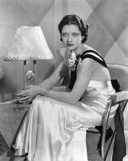 Kay Francis, on-set of the Film "The House on 56th Street", 1933