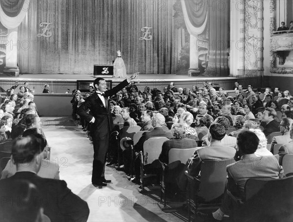 Clark Gable, Laura Hope Crews, (onstage), on-set of the Film "Idiot's Delight", 1939