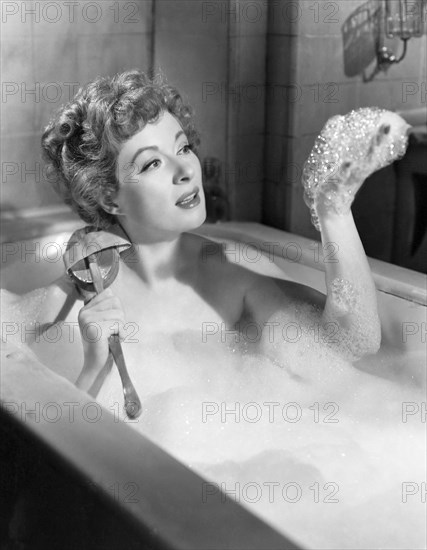 Greer Garson, on-set of the Film "Julia Misbehaves", 1948