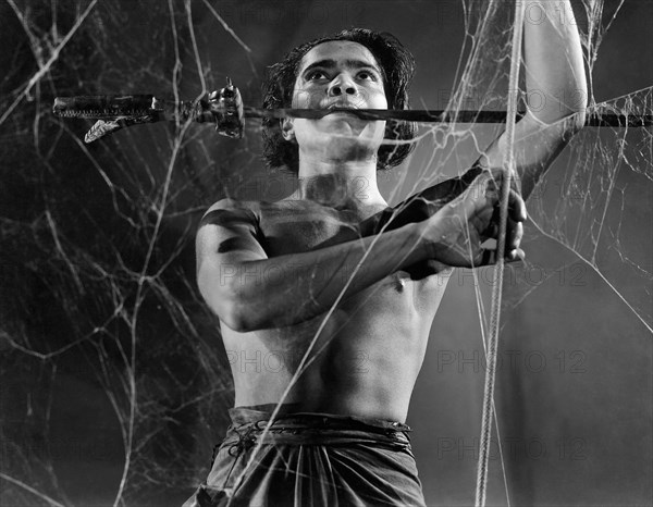 Sabu, on-set of the Film "The Thief of Baghdad", 1940