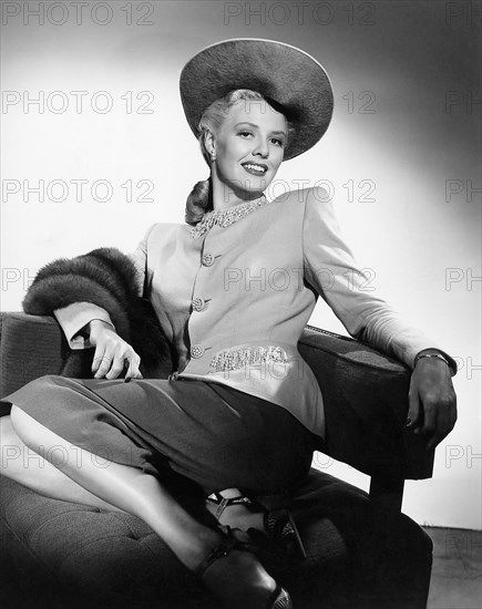 Actress Janis Carter, Fashion Portrait, circa 1945