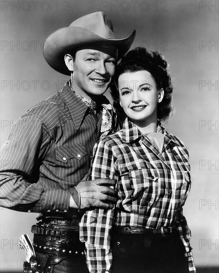 Roy Rogers, Dale Evans, Portrait, circa 1950