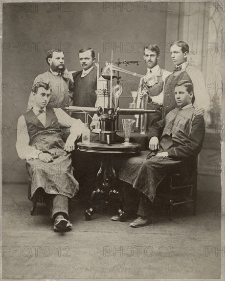 University Chemistry Students, USA, circa 1880