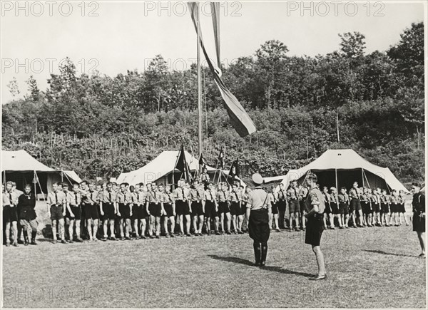 Children at Hitler Youth Camp, Germany, 1939