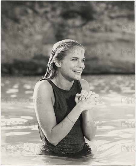 Candice Bergen, on -set of the Film “The Sand Pebbles”, 20th Century Fox, 1966