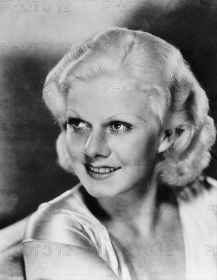 Actress Jean Harlow, Portrait, 1931