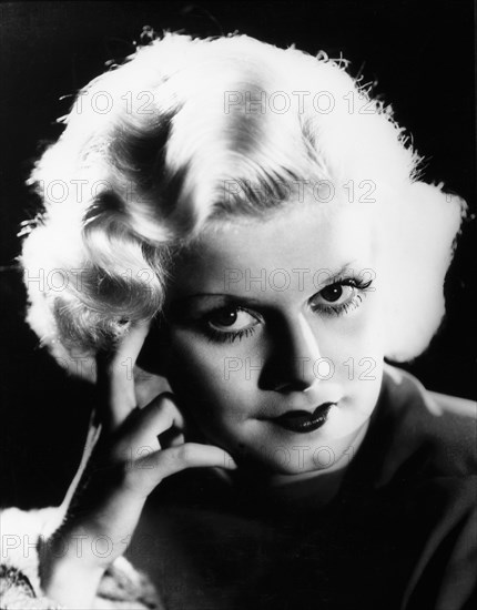 Actress Jean Harlow, Portrait, 1931