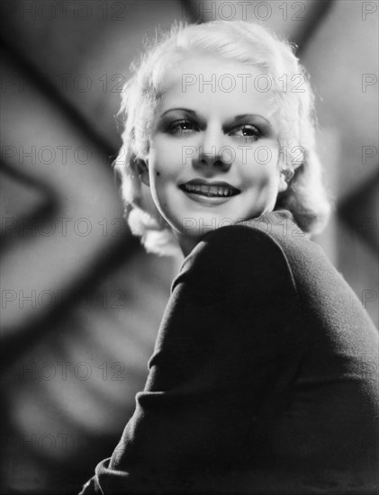 Actress Jean Harlow, Portrait, 1931