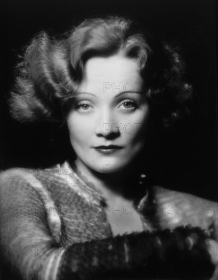 Marlene Dietrich, Publicity Portrait, on-set of the Film "Dishonored", 1931