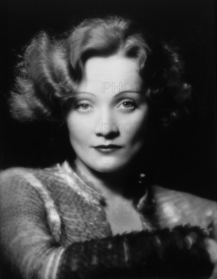 Marlene Dietrich, Publicity Portrait, on-set of the Film "Dishonored", 1931