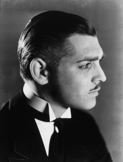 Clark Gable, Portrait, on-set of the Film "Strange Interlude", 1932