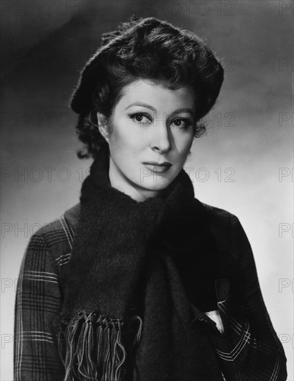 Greer Garson, on-set of the Film "The Valley of Decision", 1945