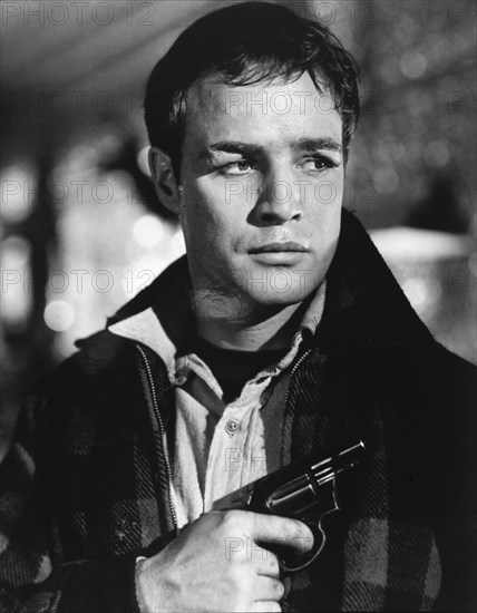 Marlon Brando, on-set of the Film "On the Waterfront", 1954