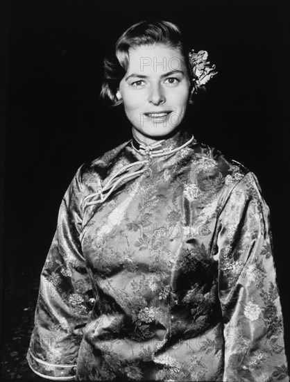 Ingrid Bergman, on-set of the Film "The Inn of the Sixth Happiness", 1958