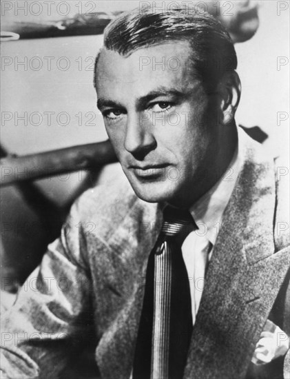 Actor Gary Cooper, Publicity Portrait, circa 1940's