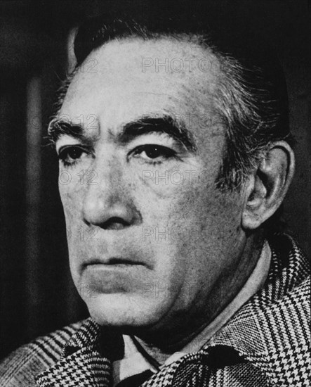 Actor Anthony Quinn, Portrait, circa 1960's