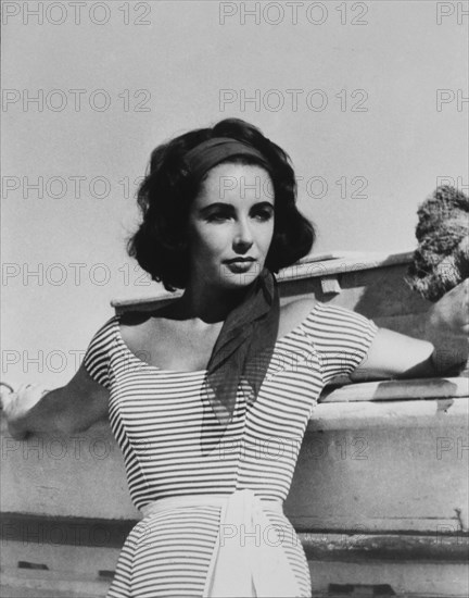 Elizabeth Taylor, On-set of the Film "Suddenly, Last Summer", 1959