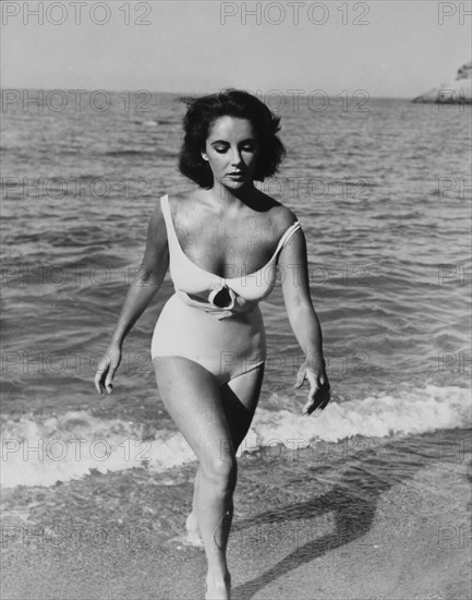 Elizabeth Taylor, On-set of the Film "Suddenly, Last Summer", 1959