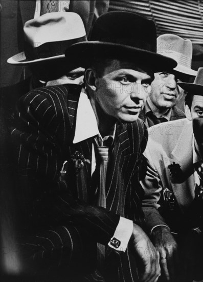 Frank Sinatra, on-set of the Film "Guys and Dolls", 1955