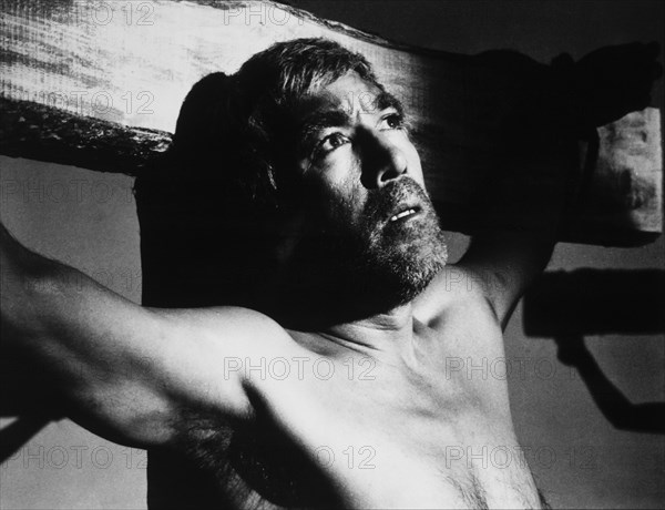 Anthony Quinn, on-set of the Film "Barabbas", 1961