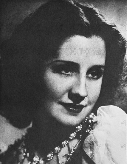 Actress Norma Shearer, Close-Up Portrait, circa 1920's