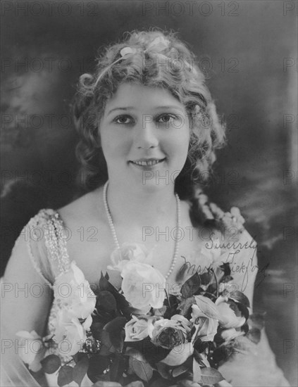 Actress Mary Pickford, Portrait, circa 1910's