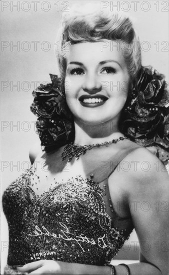 Actress Betty Grable, Publicity Portrait, circa 1950