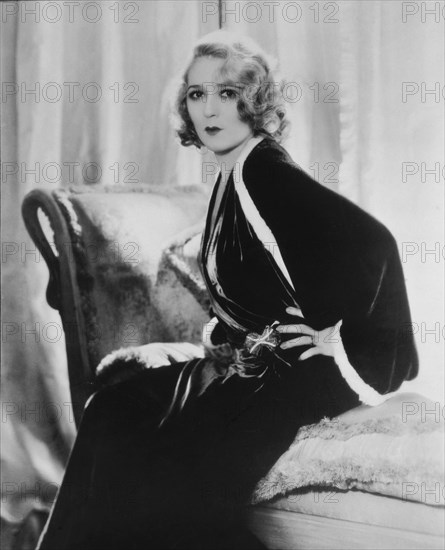 Actress Mary Pickford, Portrait, 1933