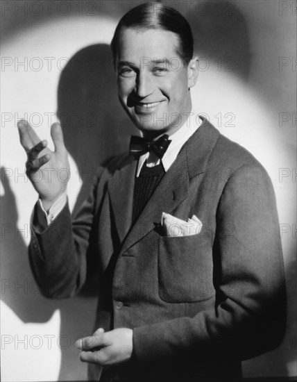 Actor Maurice Chevalier, Portrait, 1933