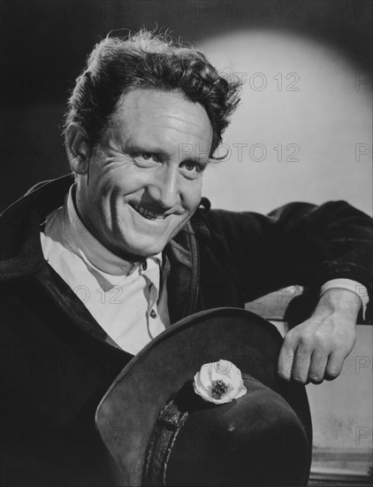 Spencer Tracy, on-set of the Film "Tortilla Flat", 1942