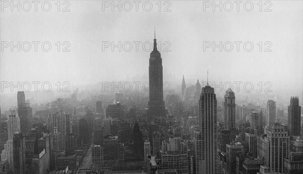 Skyline, New York City, USA, circa 1950
