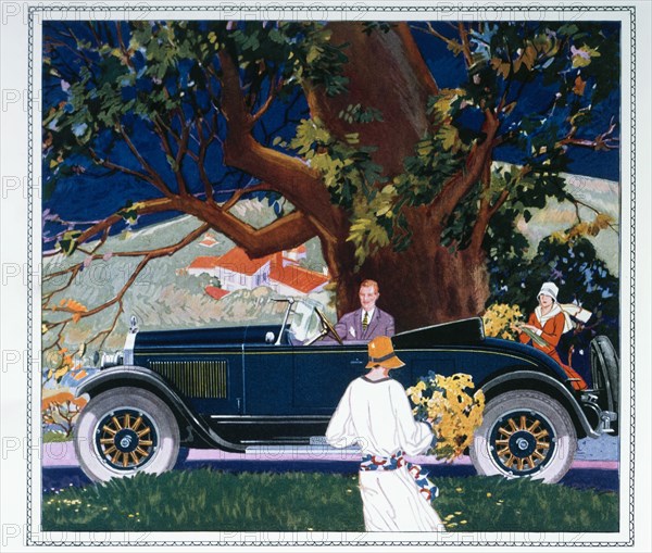 Buick Motor Car Advertisement, House Beautiful Magazine, April 1926