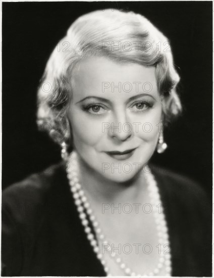 Mary Boland, Publicity Portrait for the Film  “Mama Loves Papa”, 1933