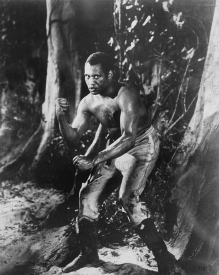 Paul Robeson, on-set of the Film “The Emperor Jones”, 1933