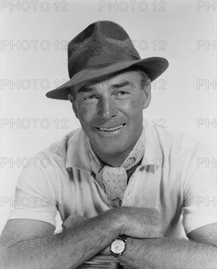 Randolph Scott, Publicity Portrait for the Film “Shoot Out at Medicine Bend”, 1957