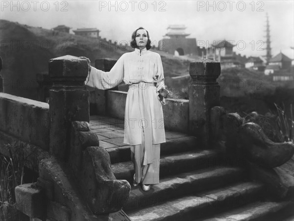 Greta Garbo on-set of the Film, "The Painted Veil", MGM, 1934