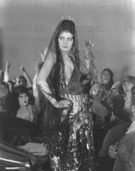 Greta Garbo on-set of the Silent Film, "The Torrent", 1926
