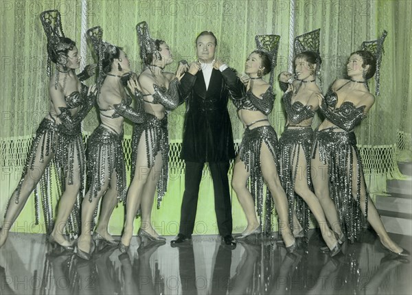 Bob Hope and Chorus Girls, Publicity Portrait for the Film, "Here Come the Girls", 1953