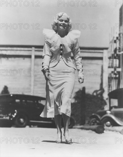 Jean Harlow, on Film Lot during Film, "China Seas", 1935